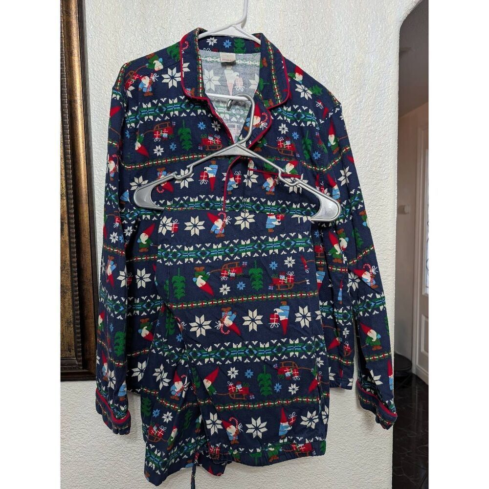 Hanna Anderson Christmas pajama set size large unisex
